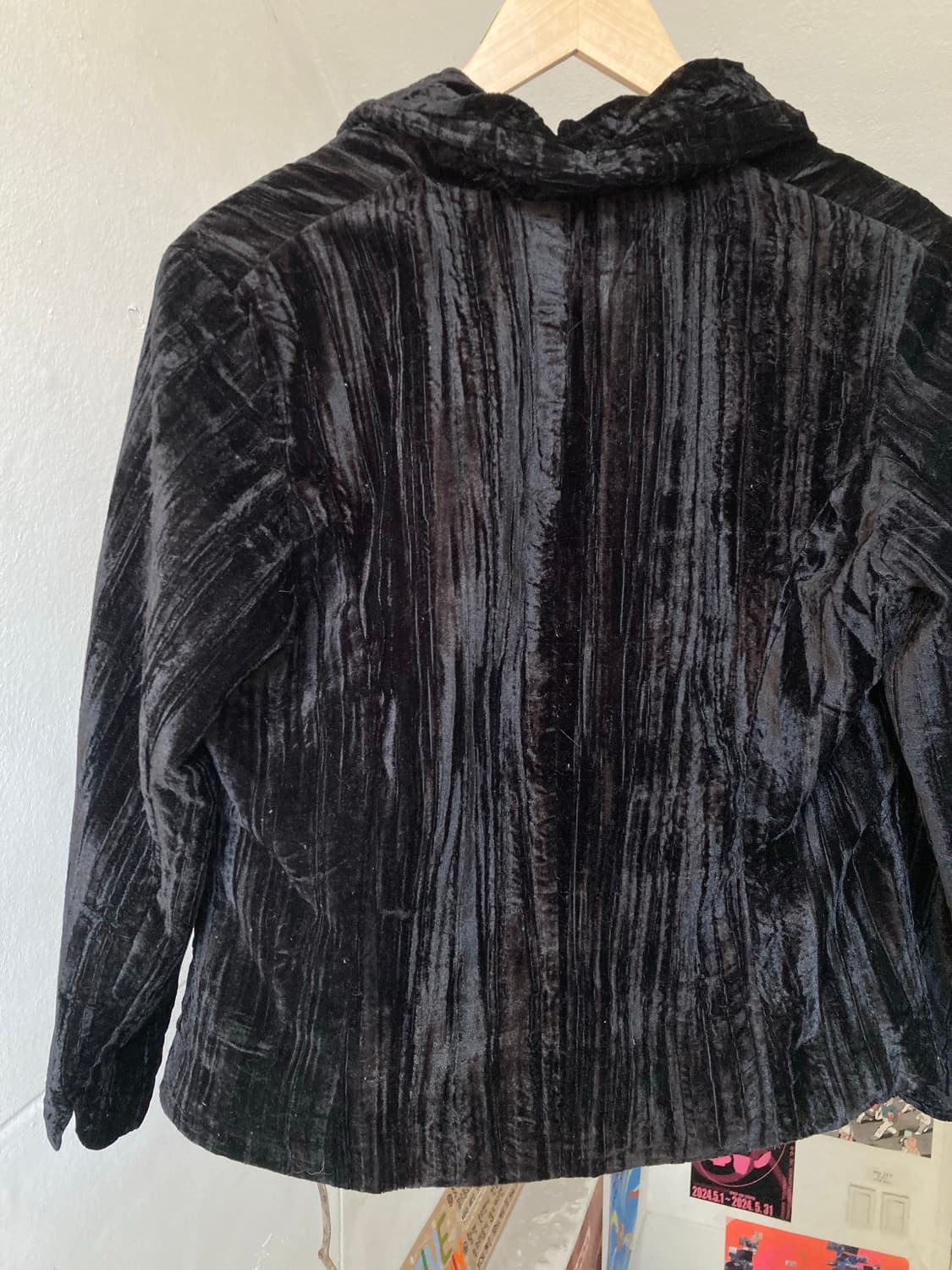 빈티지 벨벳 버튼 자켓 상품이미지6