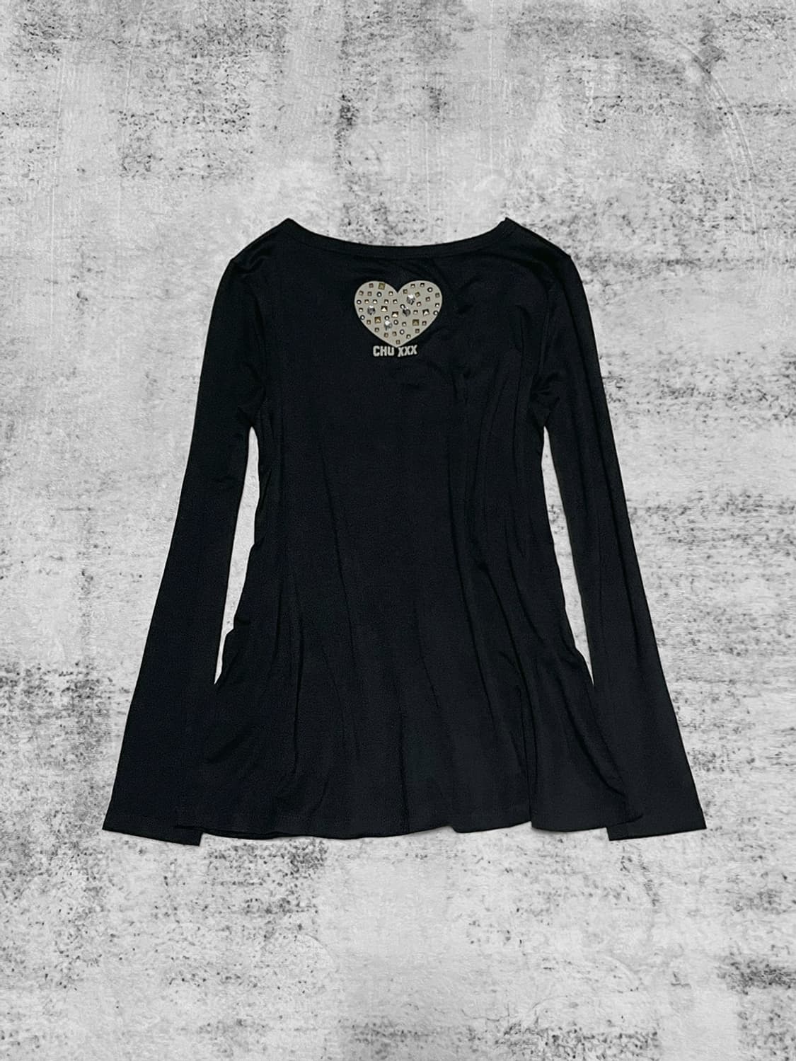 (chu xxx) y2k stud long-sleeve  상품이미지5