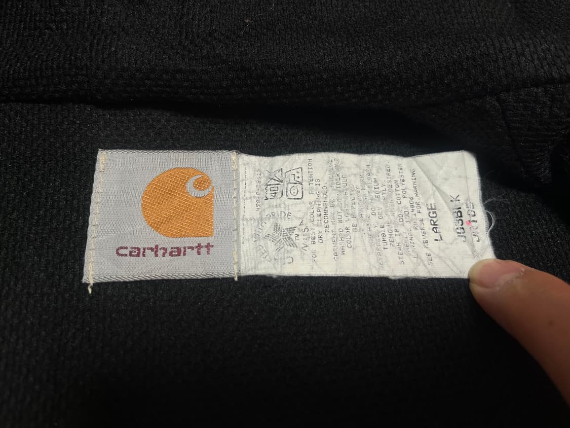 칼하트 J03 액티브 후드 집업 (블랙) 상품이미지2