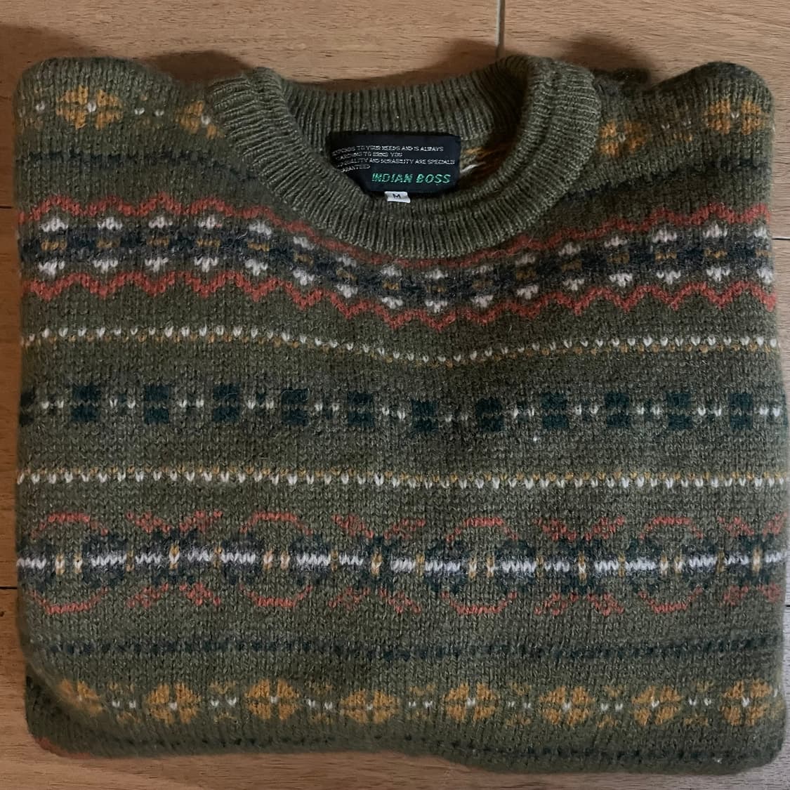 빈티지 패턴 니트 스웨터 상품이미지4