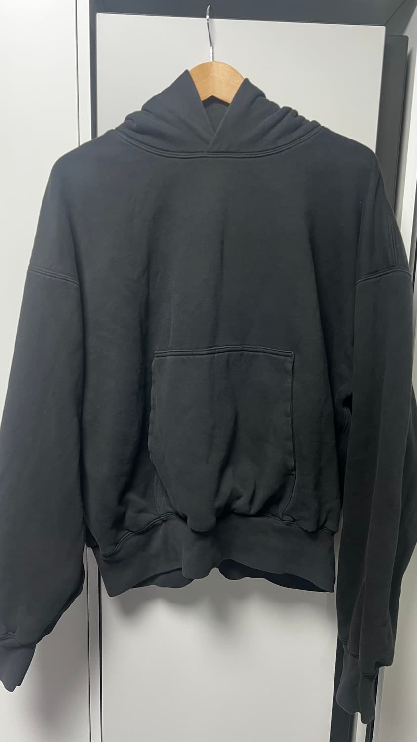 (새상품)이지갭 퍼펙트 후디 블랙 XL 상품이미지2