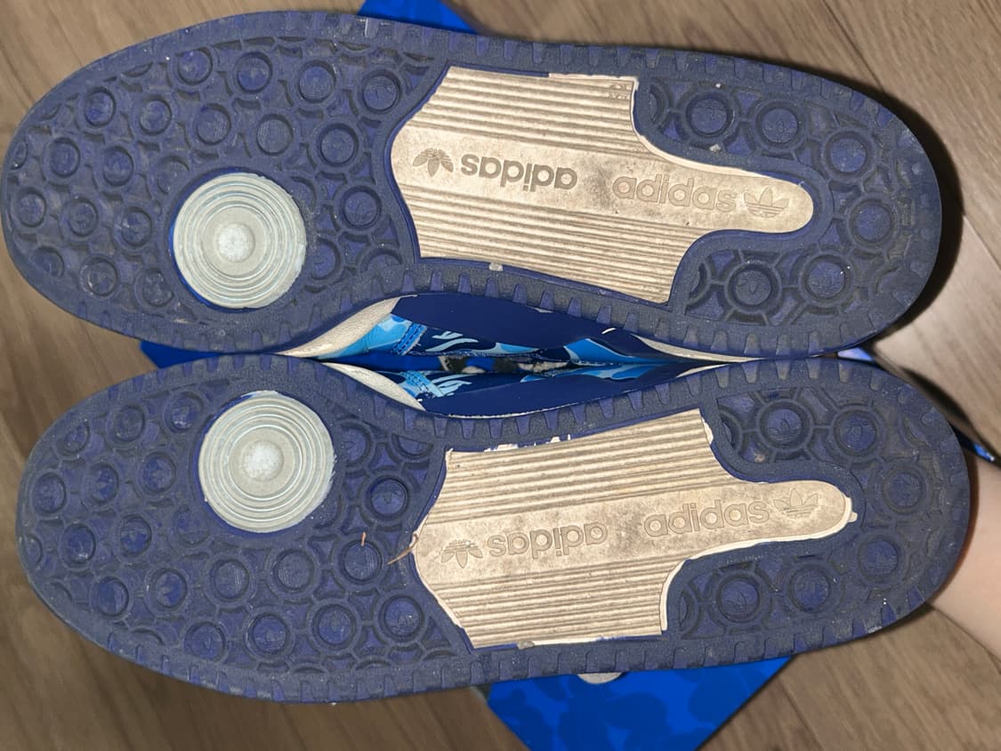 아디다스 x 베이프 포럼 84 로우 블루 카모 (255) 상품이미지3