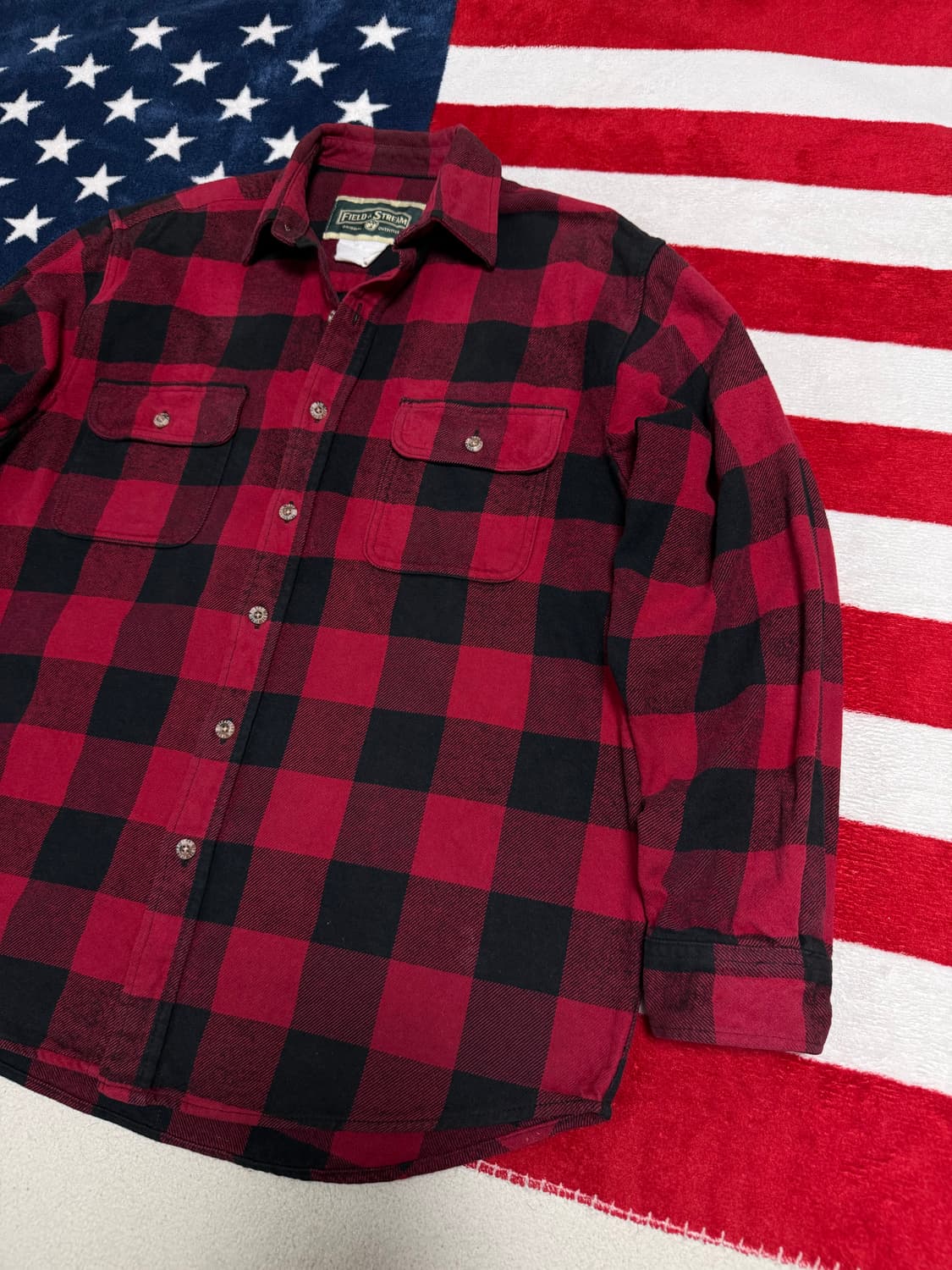 필드앤스트림 버팔로체크플란넬셔츠 buffalo flannel shirts 상품이미지3