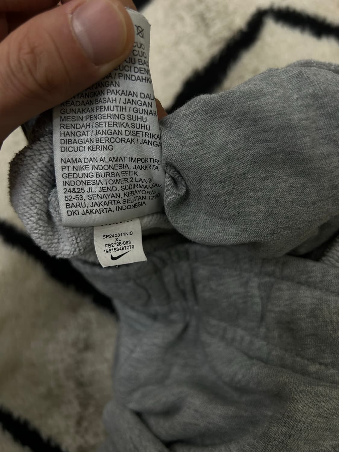 [XL]나이키 클럽 와이드 트레이닝 팬츠/그레이 상품이미지7