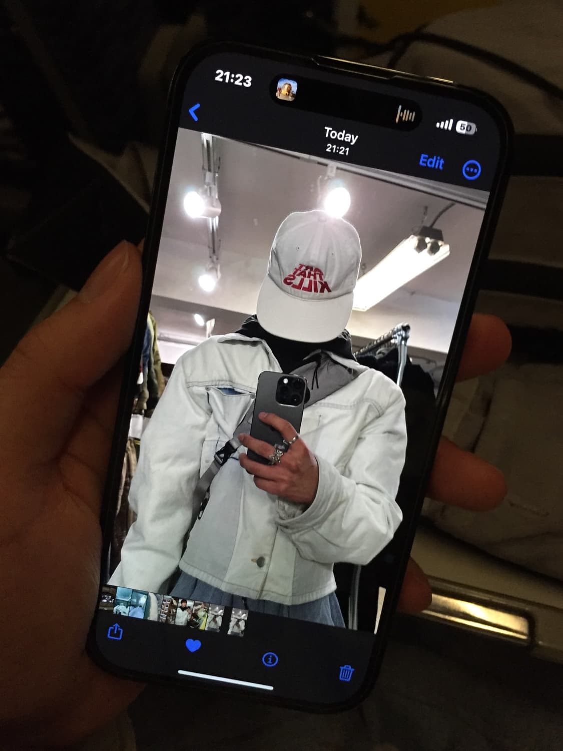 [50] Maison Margiela 마르지엘라 블리치 데님 자켓 상품이미지1