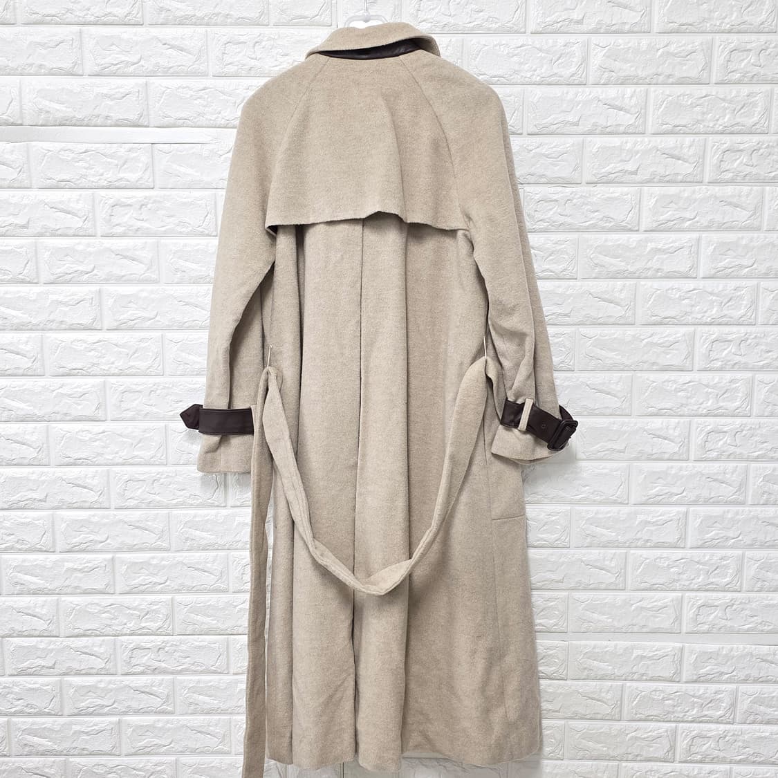 택포// Free J CoCo 여성 모혼방 롱 코트 새상품 상품이미지4