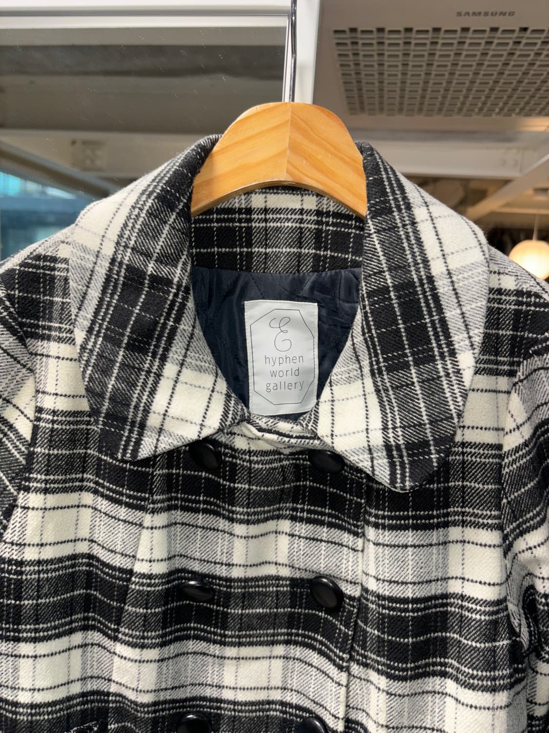 이하이픈월드 갤러리 스트라이프 피코트 상품이미지3