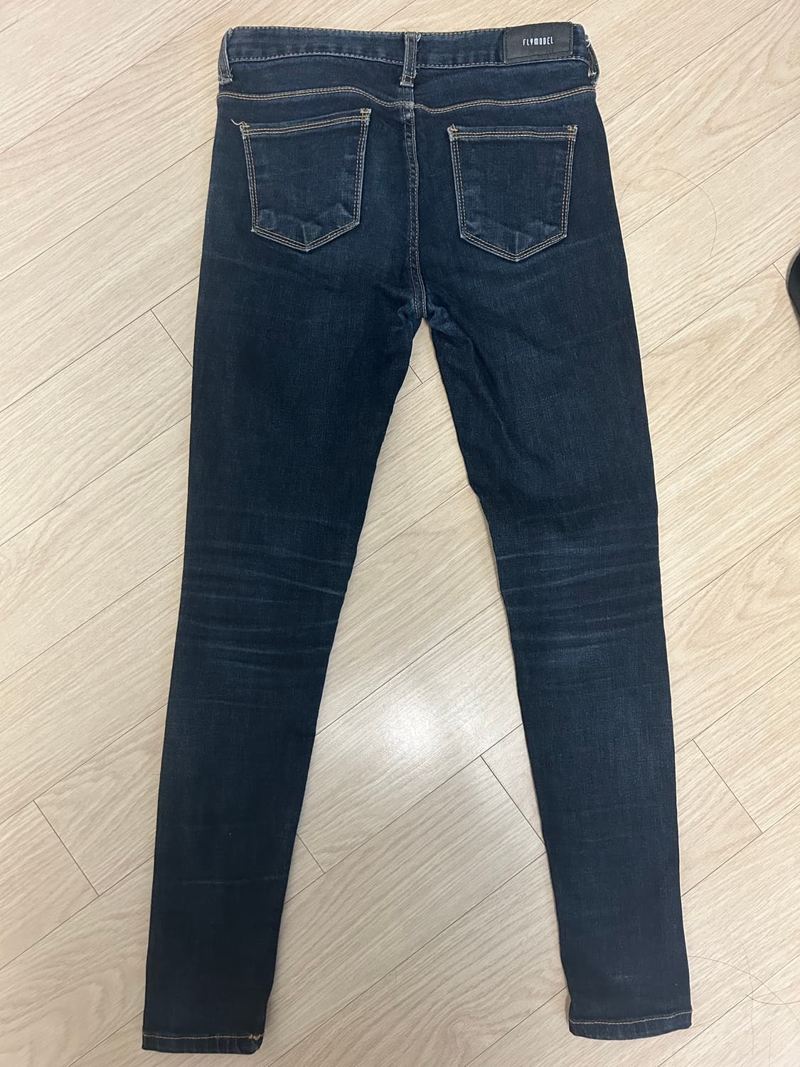 플라이모델 진청 스키니진 상품이미지2