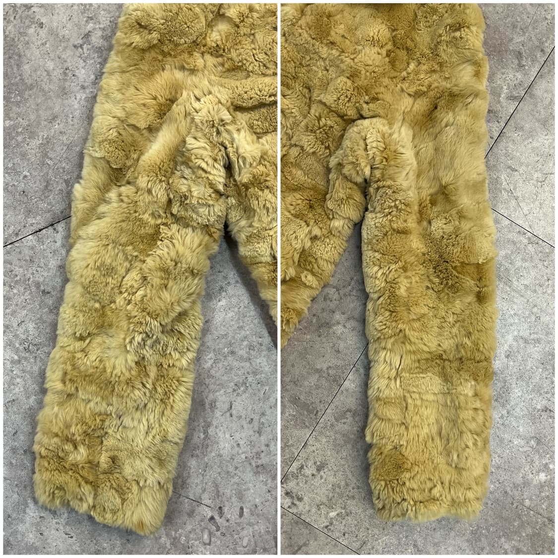 모피 렉스레빗 퍼자켓 M #csz2308 상품이미지6