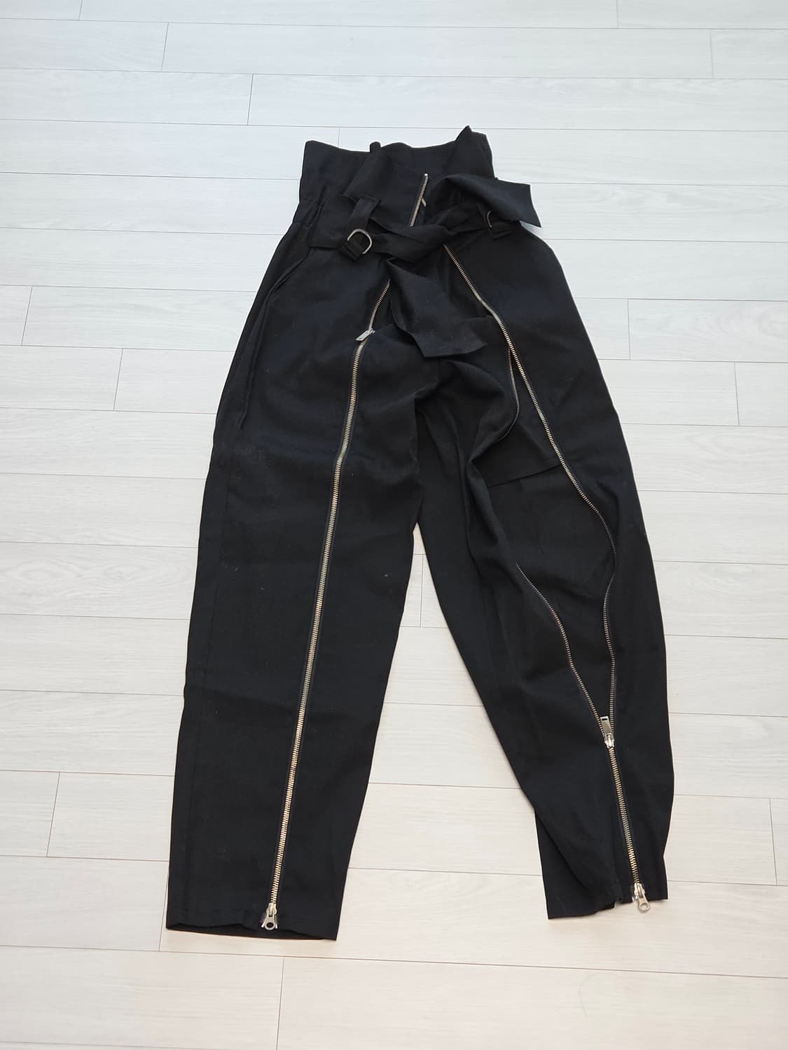 어져드 오픈 지퍼 팬츠 상품이미지2