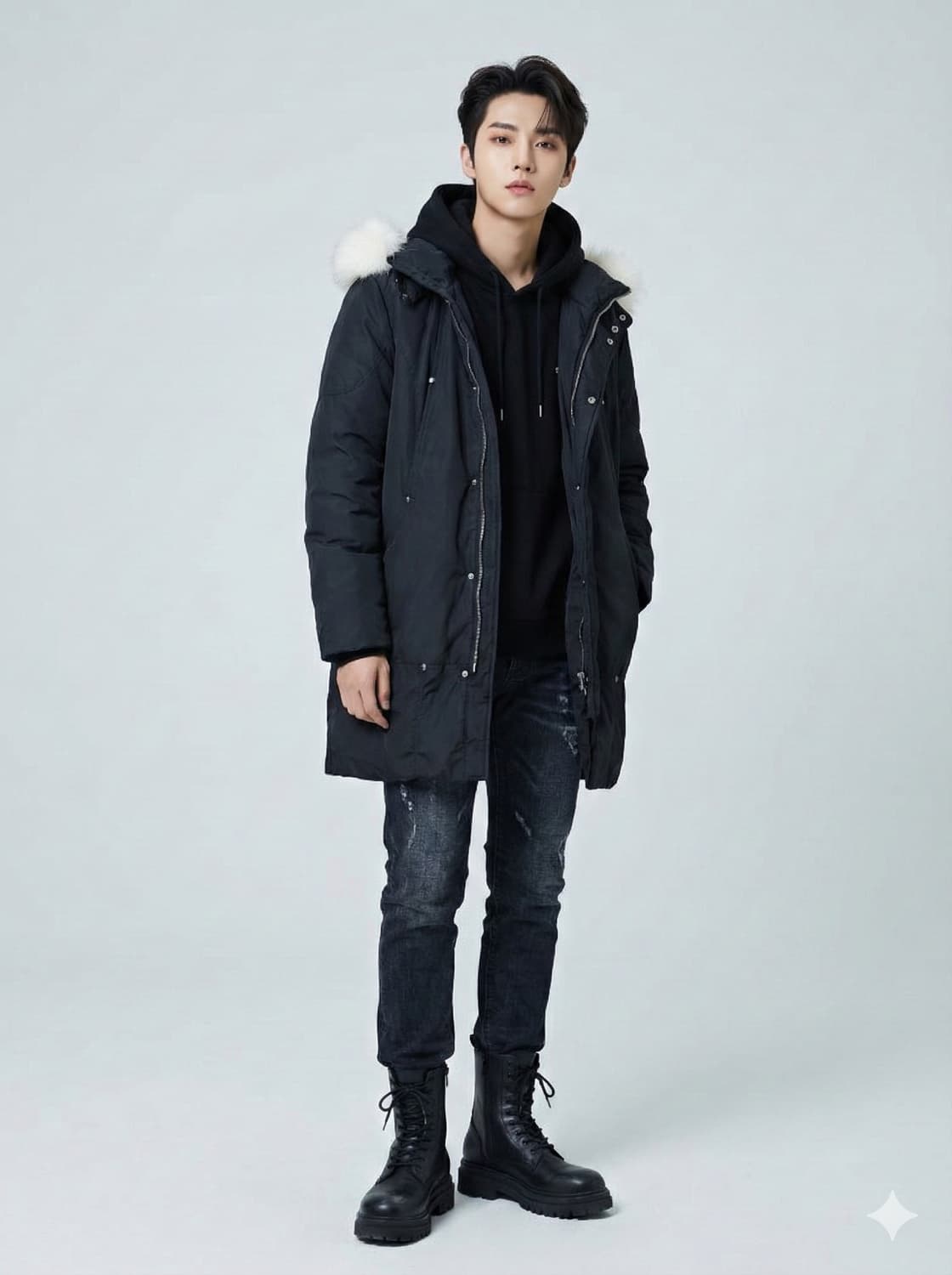 어스폴로 구스다운 롱 패딩 점퍼_105 상품이미지1