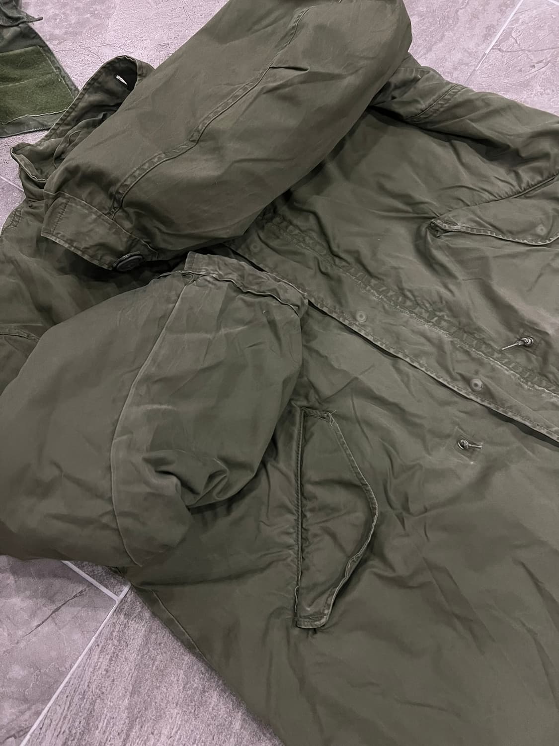 (M) M65 피쉬테일 오리지널 개파카 풀셋 상품이미지10