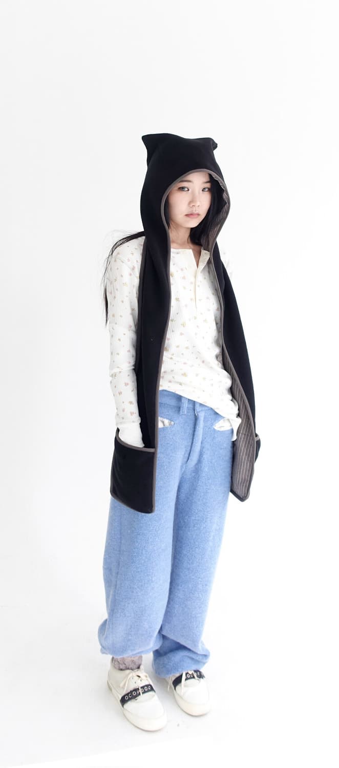 샵페어리 플리스 후드 머플러 상품이미지2