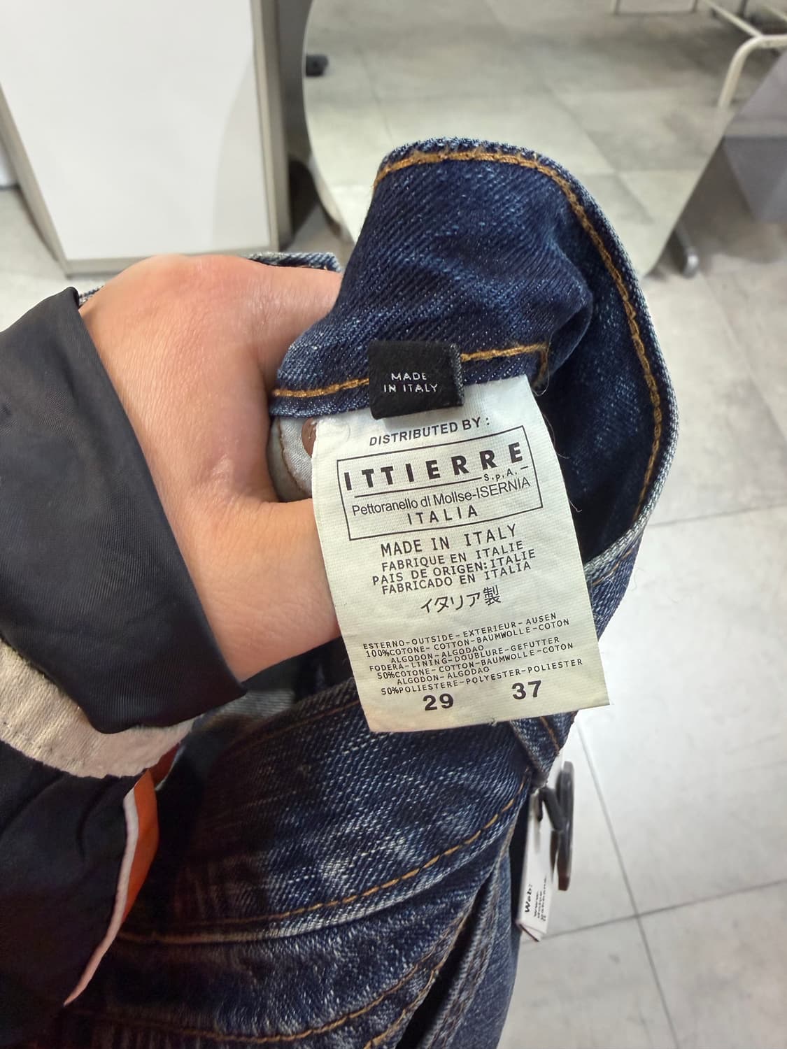 돌체앤가바나 스팽글 y2k 데님팬츠 상품이미지6