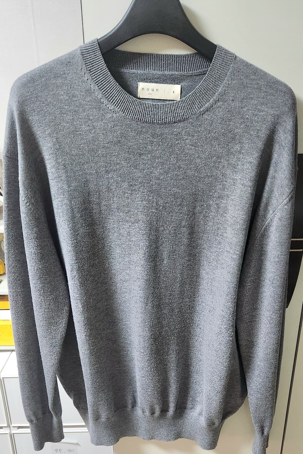 [노운] noun essential knit (charcoal) 2사이즈 상품이미지4