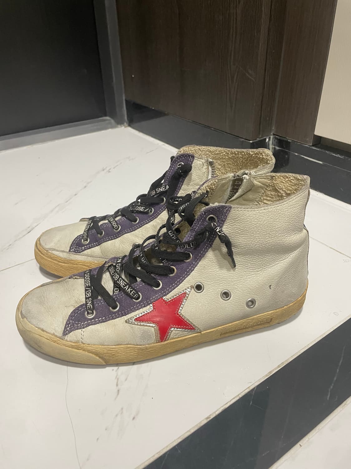 골든구스 빈티지 프란시 하이탑 (스케이트보드화) 상품이미지1