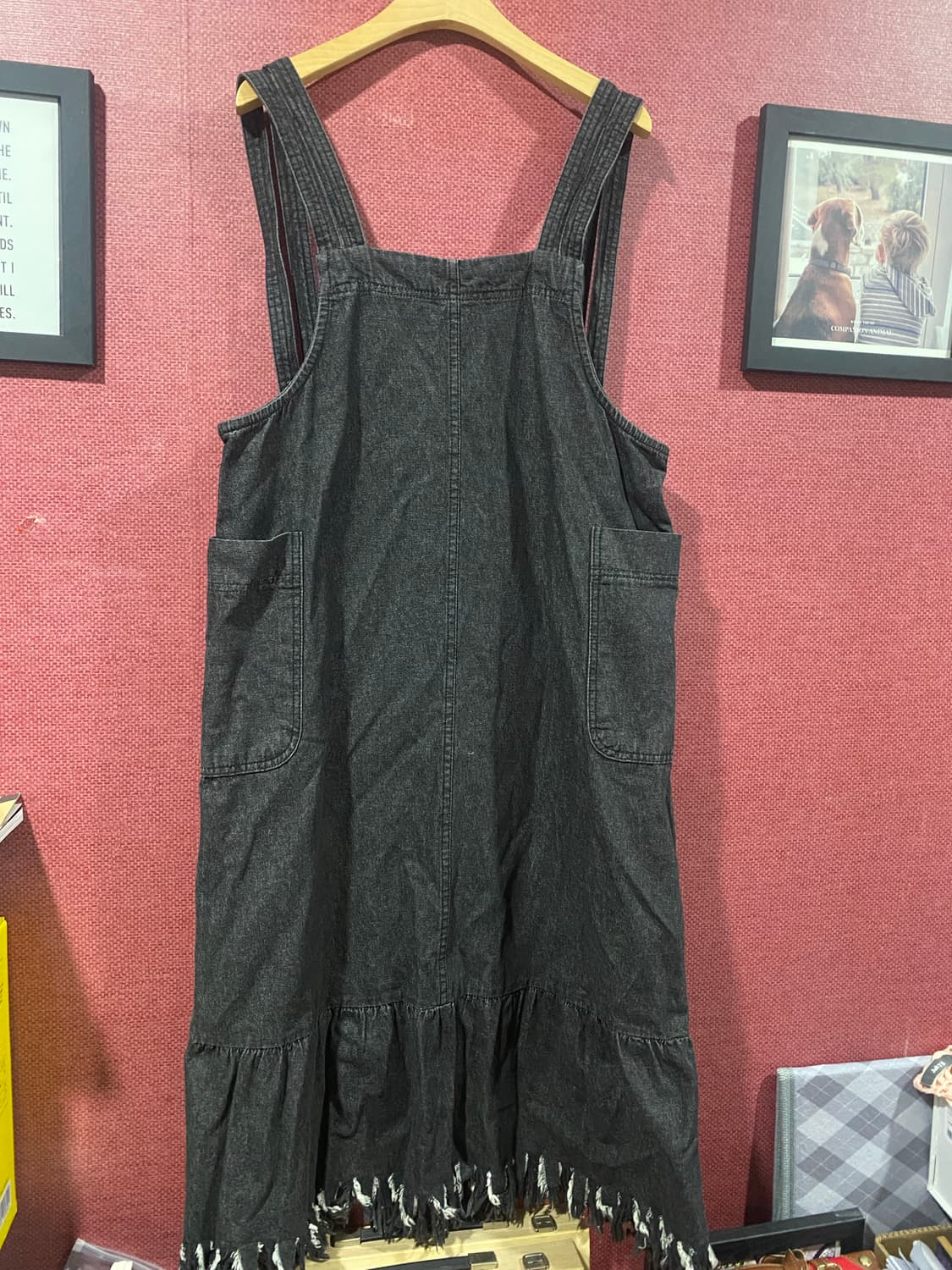 데님 멜빵 원피스 상품이미지1