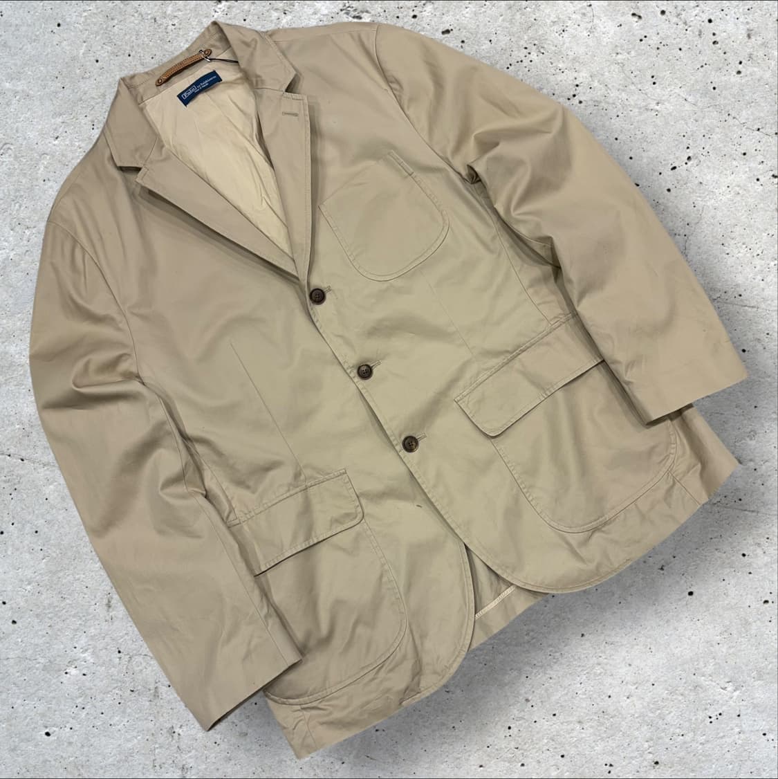 [46] 폴로 랄프로렌 베이지색 블레이저 자켓 C284 상품이미지1