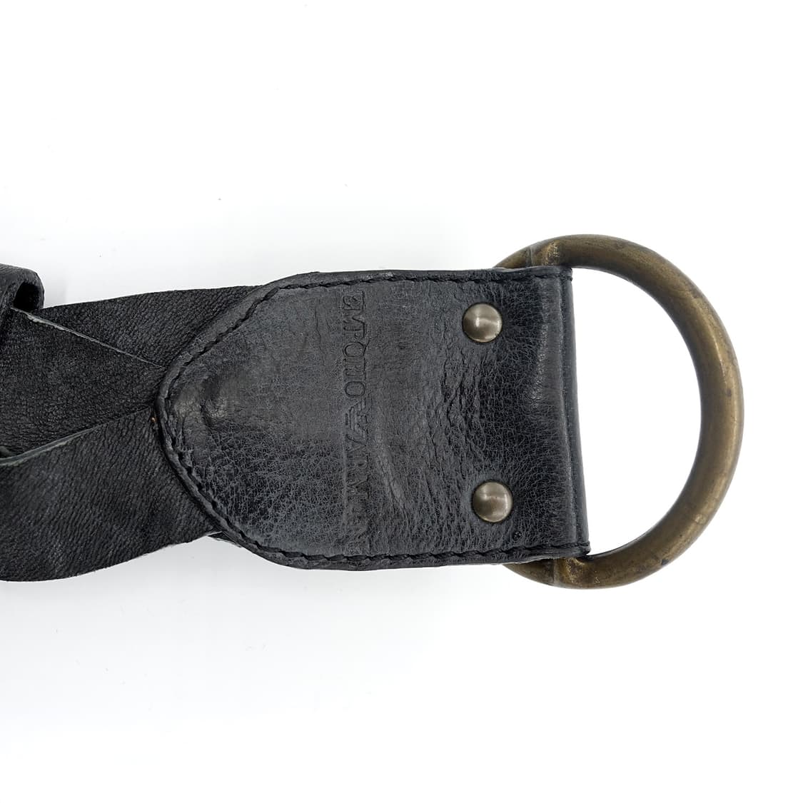 EMPORIOARMANI 엠포리오아르마니 아티잔 블랙 루프 벨트 상품이미지4