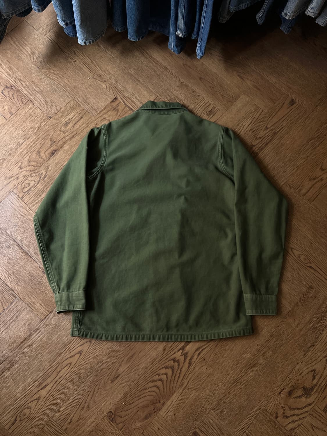 [M]60's 오리지널 U.S ARMY OG-107 밀리터리 셔츠 상품이미지7