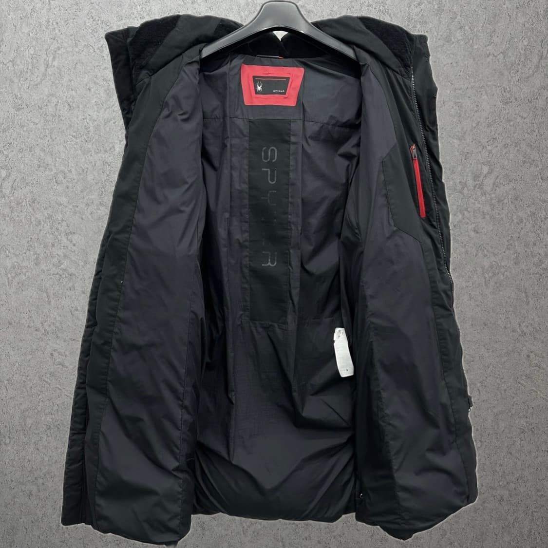 90 스파이더 남자 덕다운 롱패딩 상품이미지3