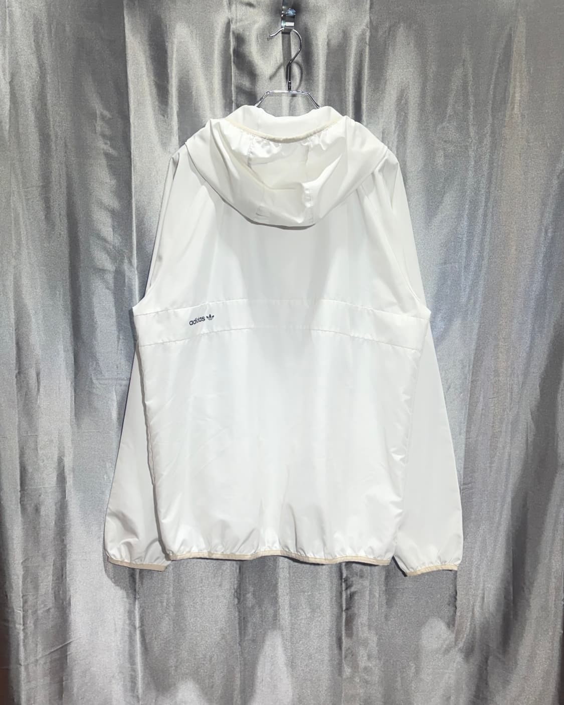 XXL 아디다스 파이어버드 절개 화이트 후드 바람막이 상품이미지3