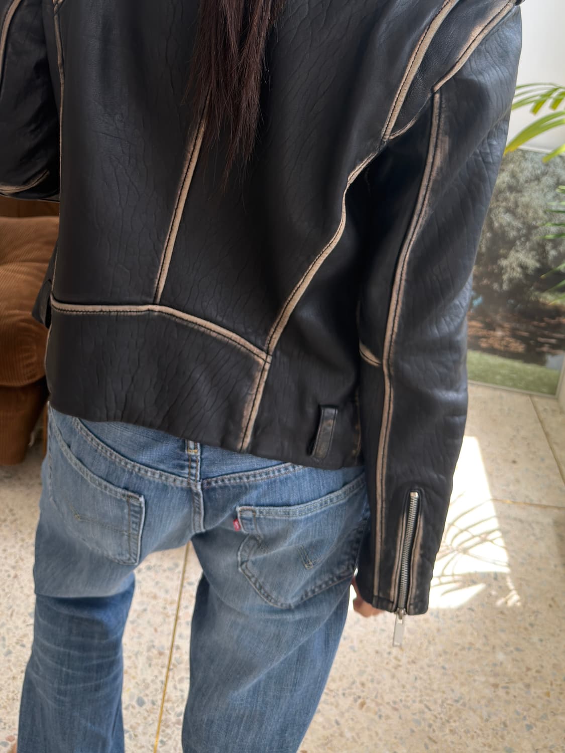 빈티지 라이더 레더 자켓 상품이미지8