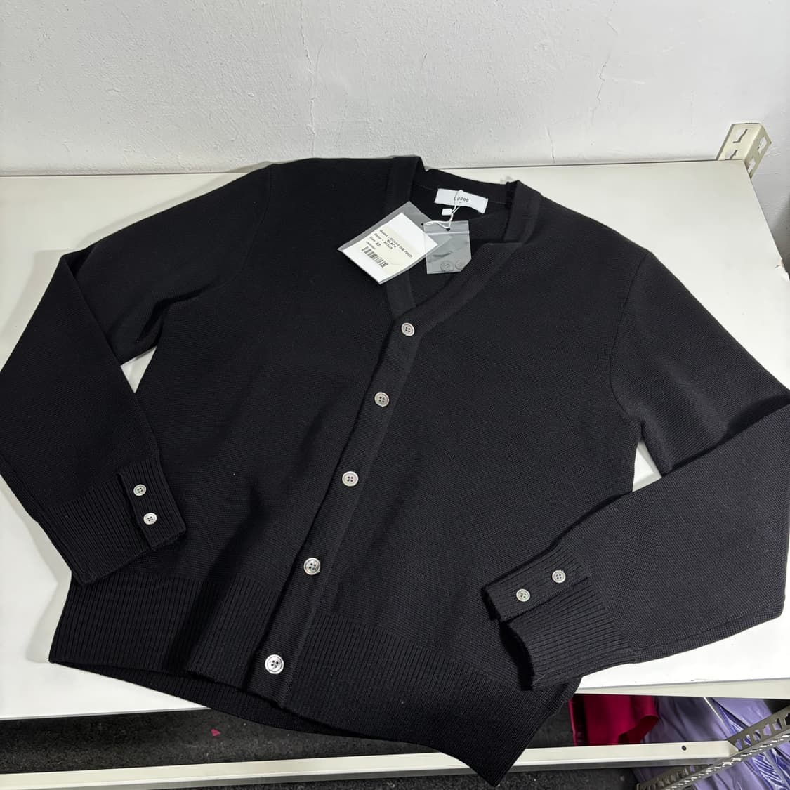 택달린새것 42 우먼 엘무드 블랙 오디너리 크롭 가디건 상품이미지1