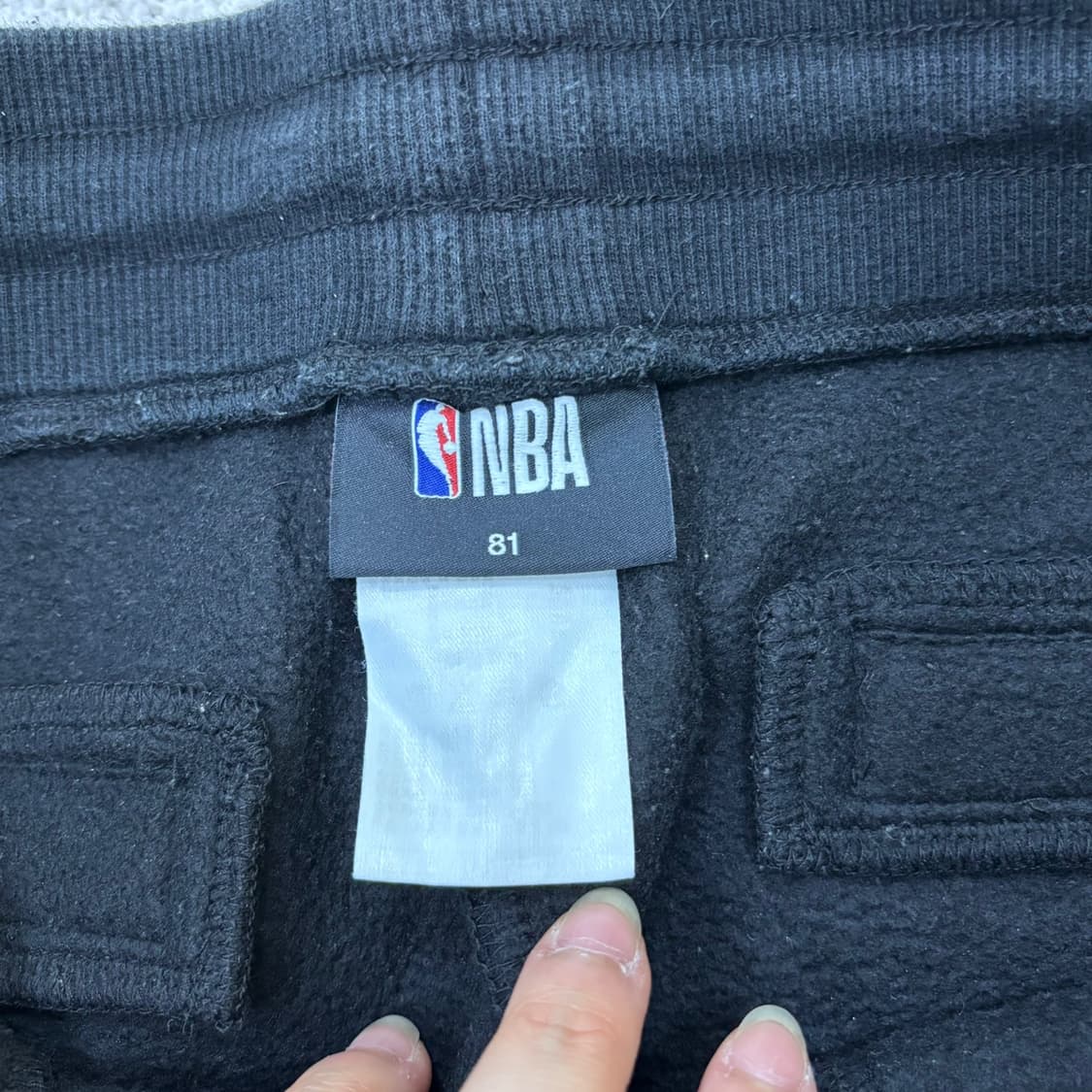 81 NBA 남성 약기모 블랙 트레이닝 팬츠 0623E2 상품이미지3