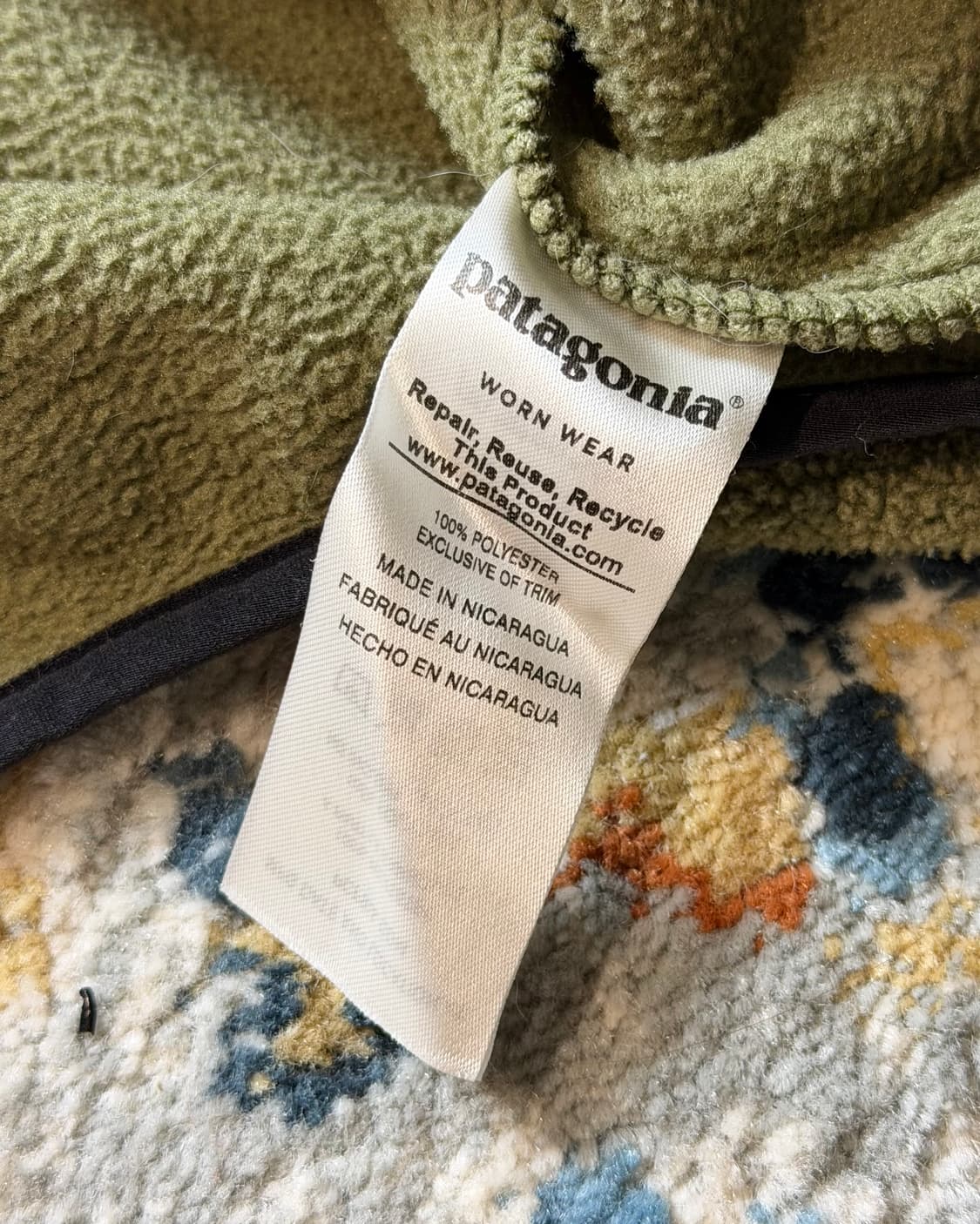 00’s 파타고니아 신칠라 카키/올리브그린 상품이미지5
