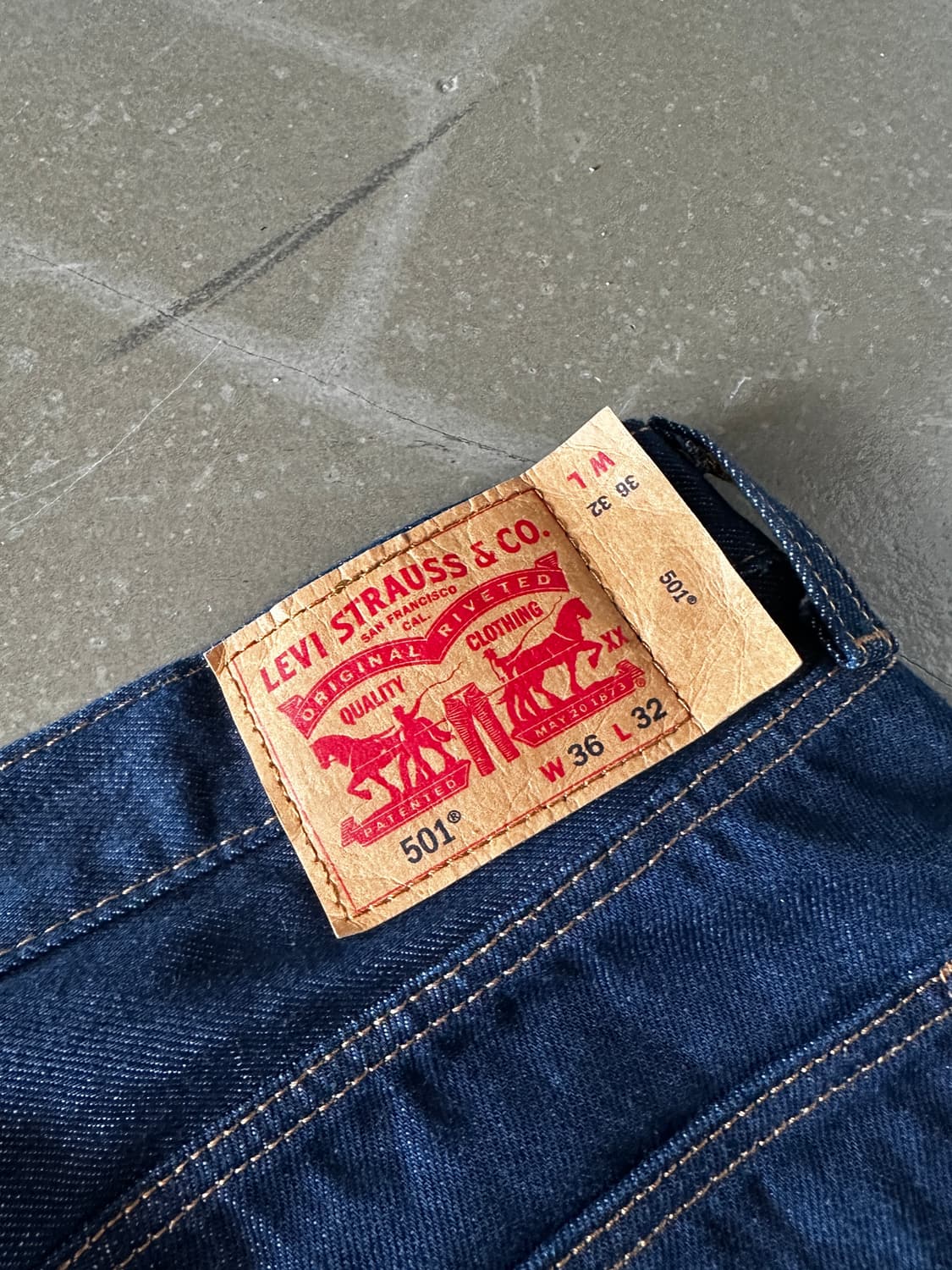 Levi’s 501 데님 팬츠 W36 L32 상품이미지3