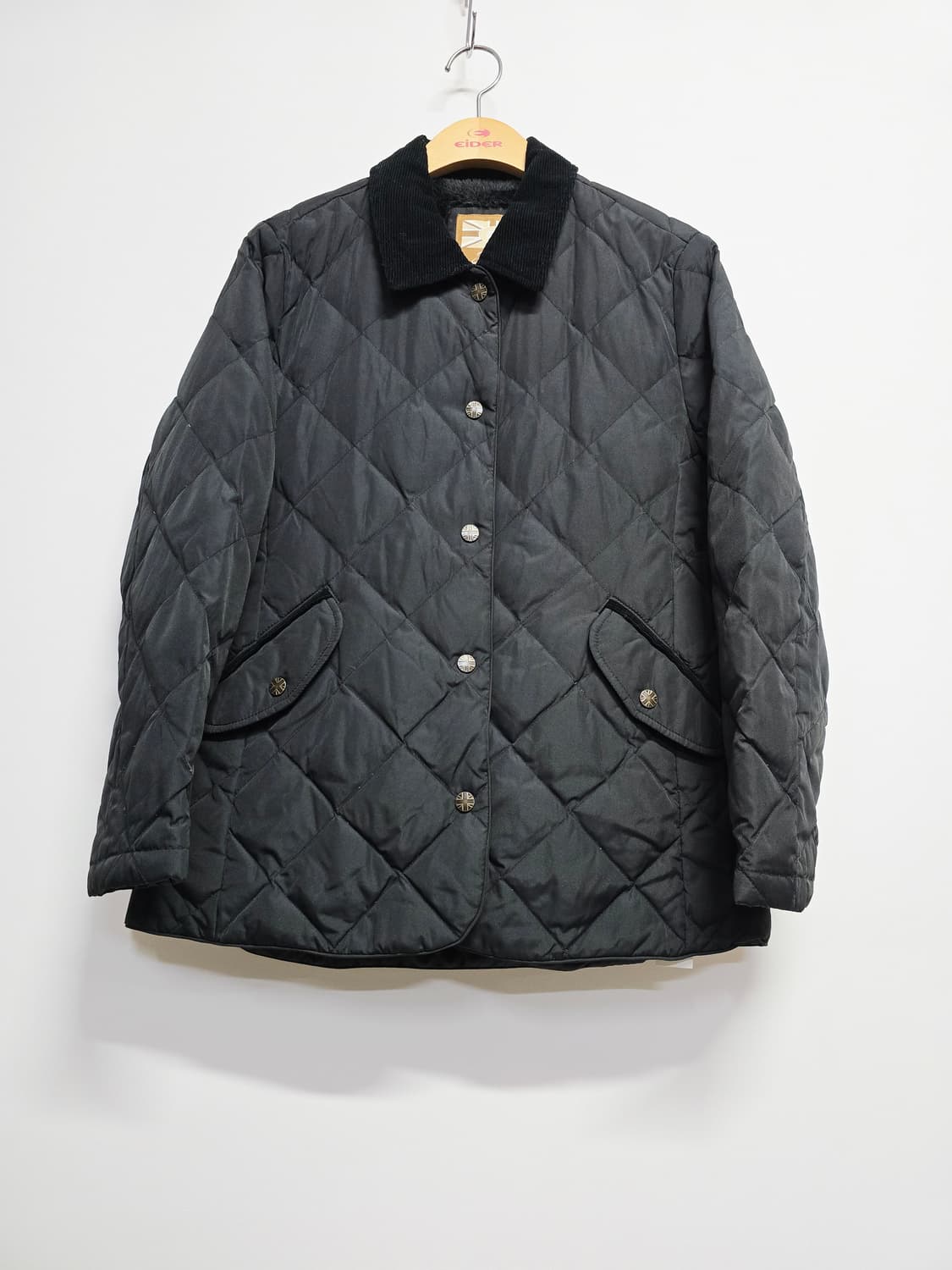 merc 블랙 다이아 퀼팅 자켓 상품이미지1