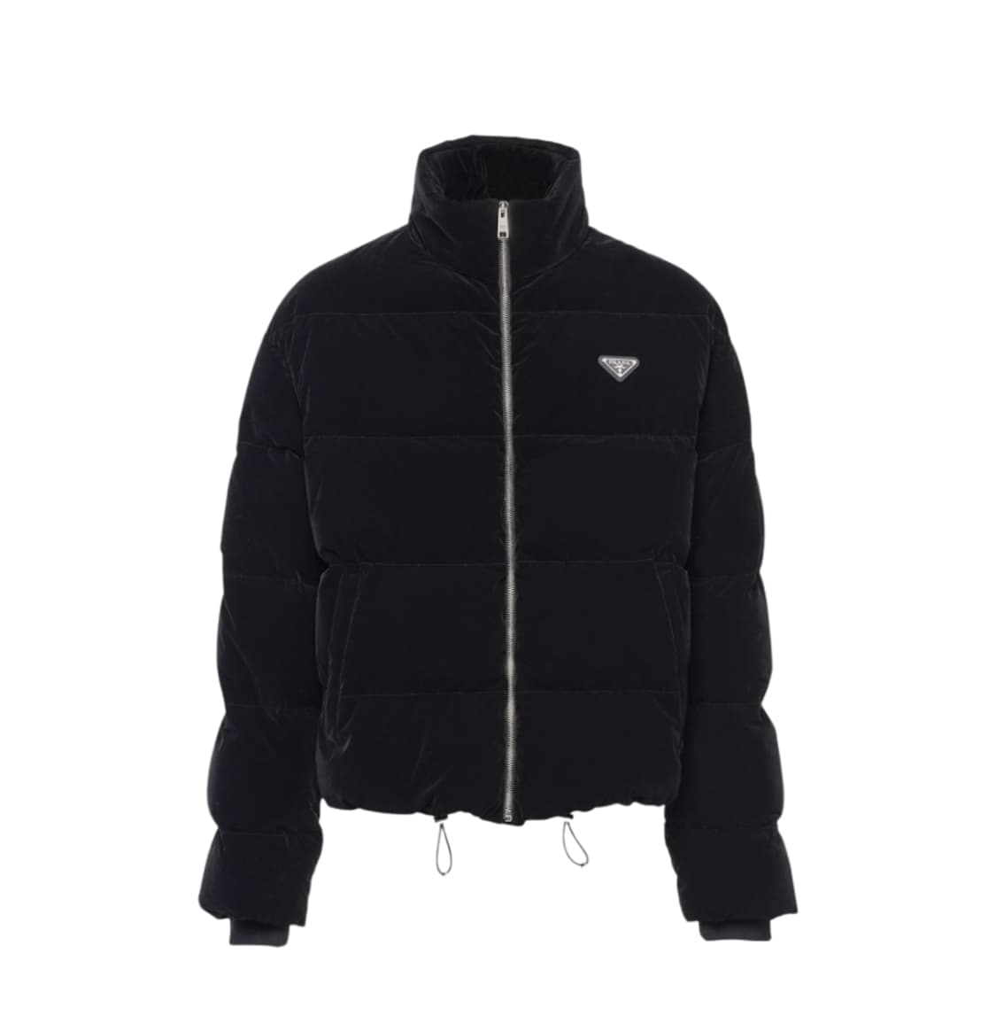 [L] 프라다 벨벳 패딩 블랙(SGC407) 상품이미지1
