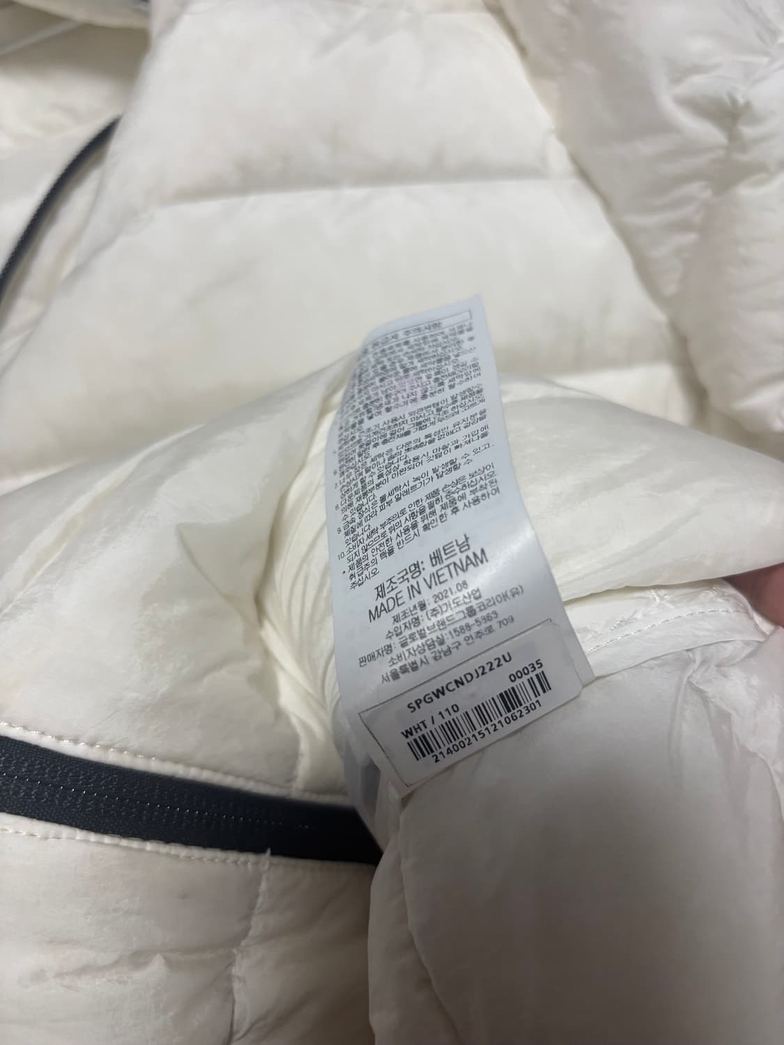 스파이더 미국US 어센틱 국가대표 스키팀 구스다운 경량패딩 상품이미지2