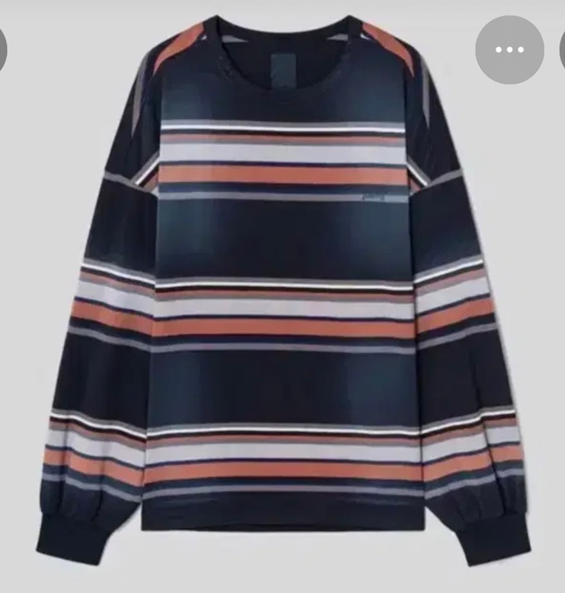 준지 25FW 빈티지 세븐 블록 스트라이프 오버핏 롱슬리브 M 상품이미지1