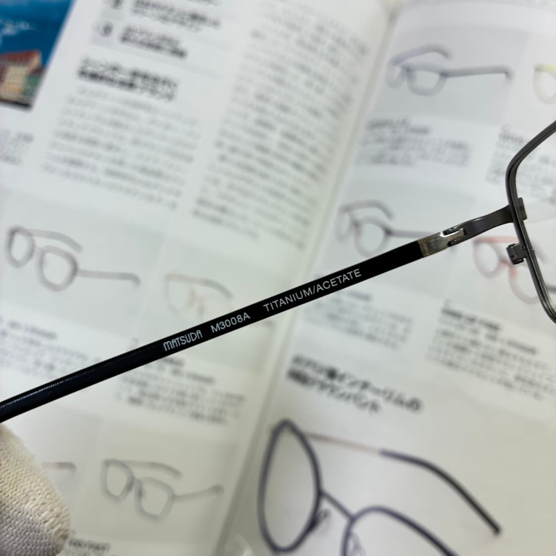 MATSUDA 미츠다 엔틱 실버 사각 티타늄 일본 안경 상품이미지7