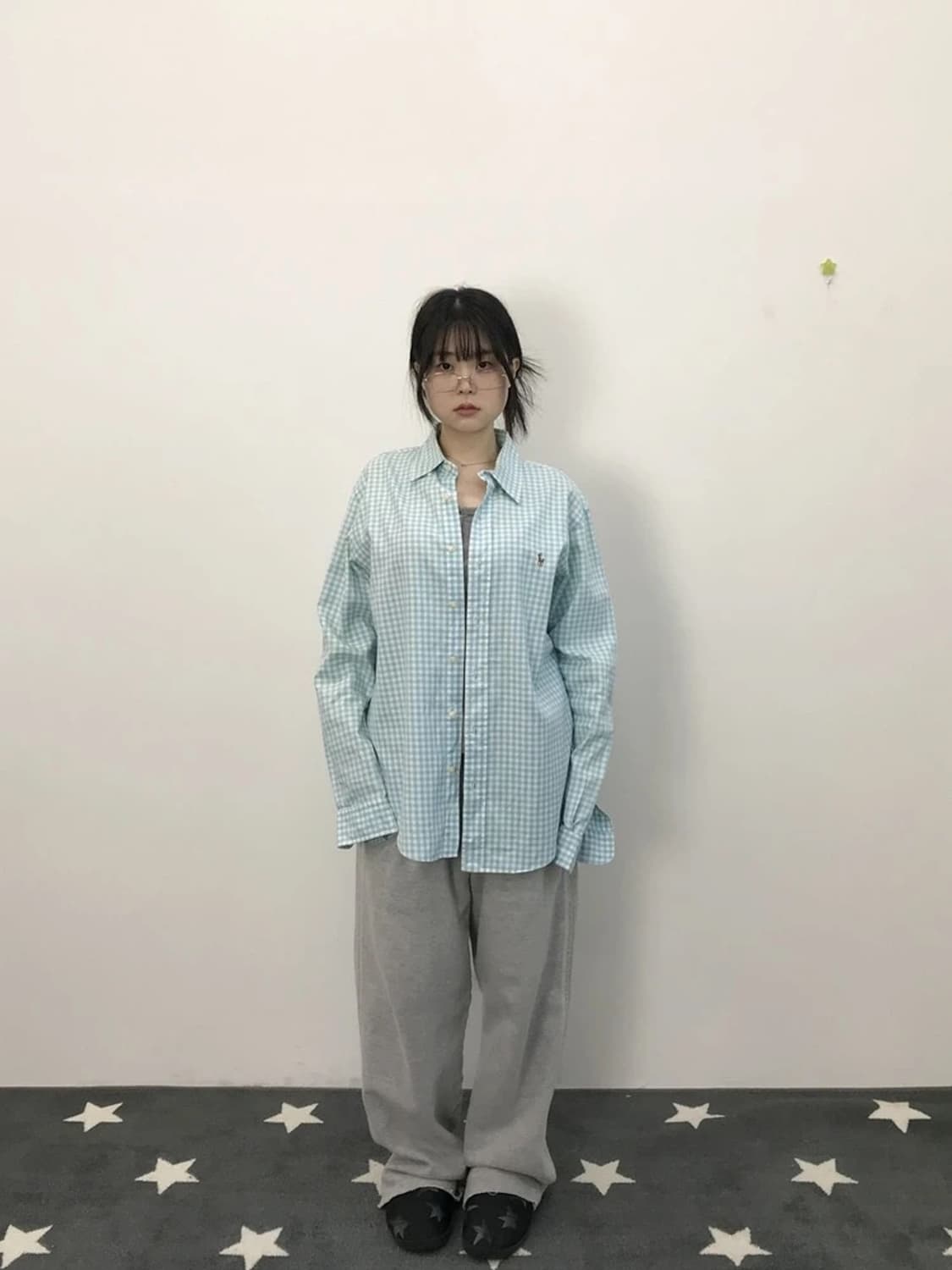 Polo Ralph Lauren Mint Gingham Shirt 상품이미지1