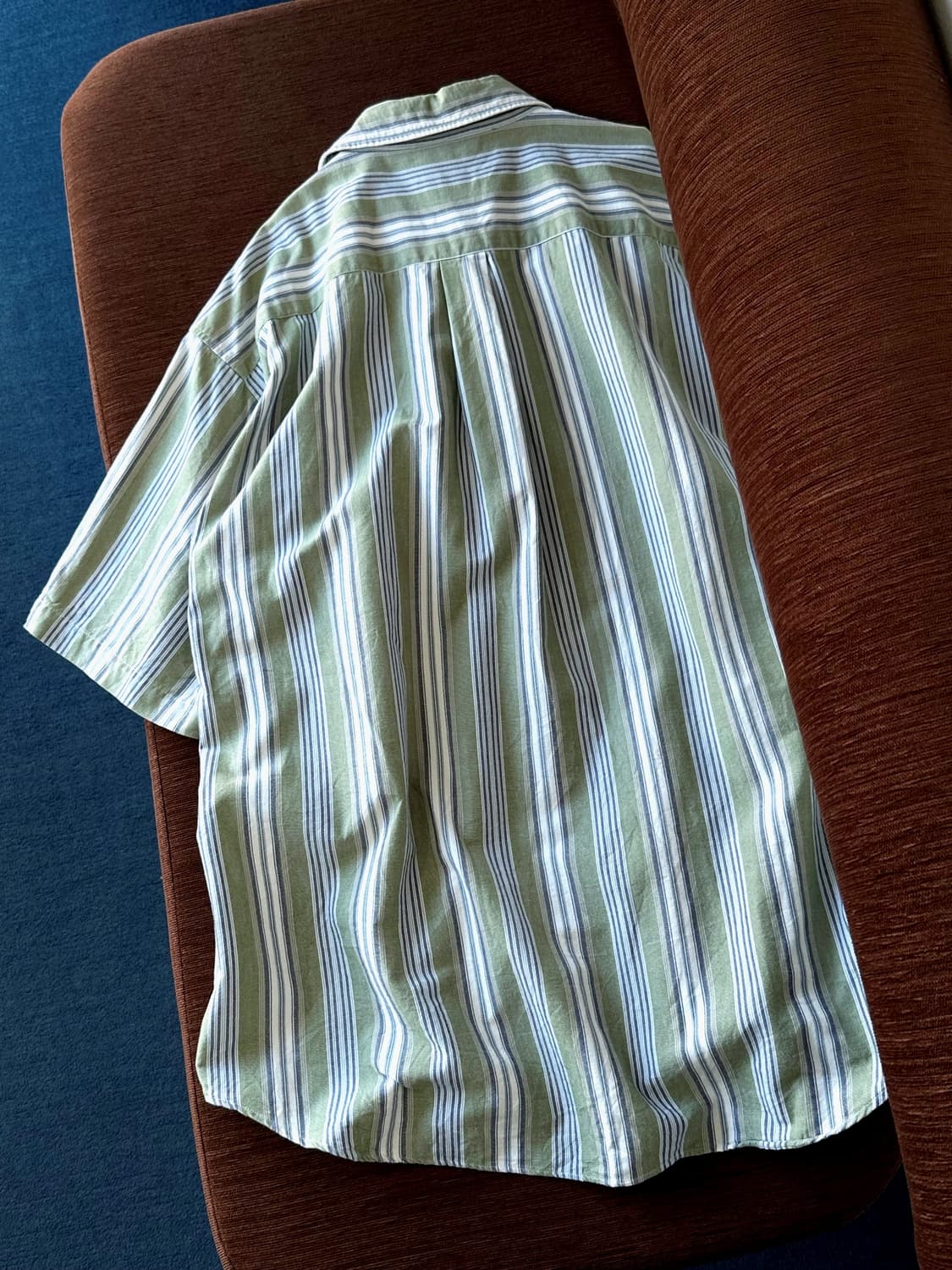 Natural cotton stripe design H/S shirt 상품이미지5