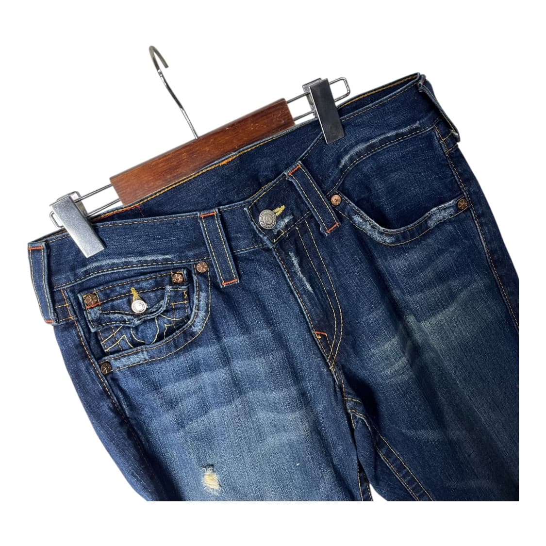 [True Religion] 트루릴리전 조이 세미부츠컷 데님팬츠 상품이미지4