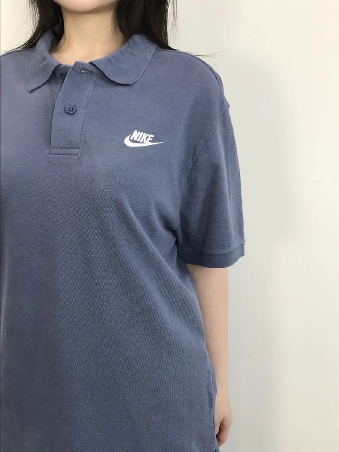 Nike Swoosh Polo Shirt Blue 상품이미지2