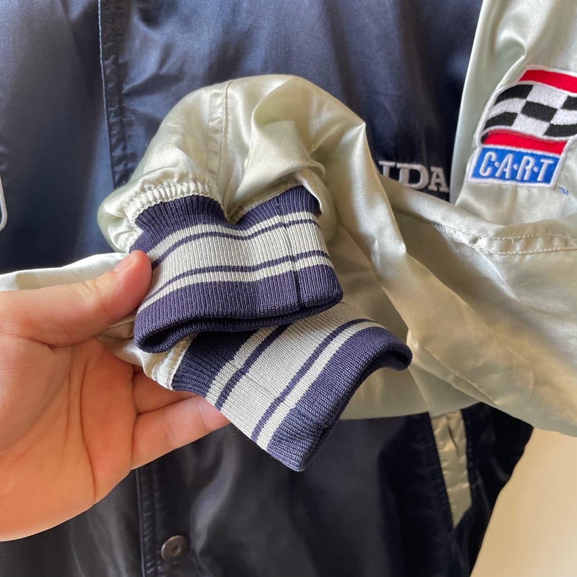 90s 혼다 컬렉션 새틴 자켓 상품이미지6