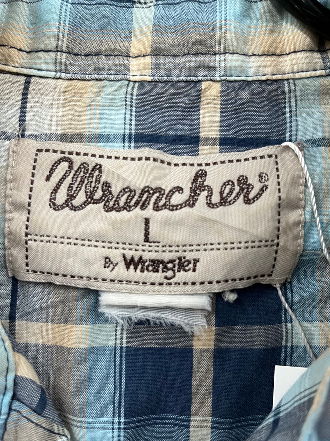 랭글러 웨스턴 체크 셔츠  상품이미지7