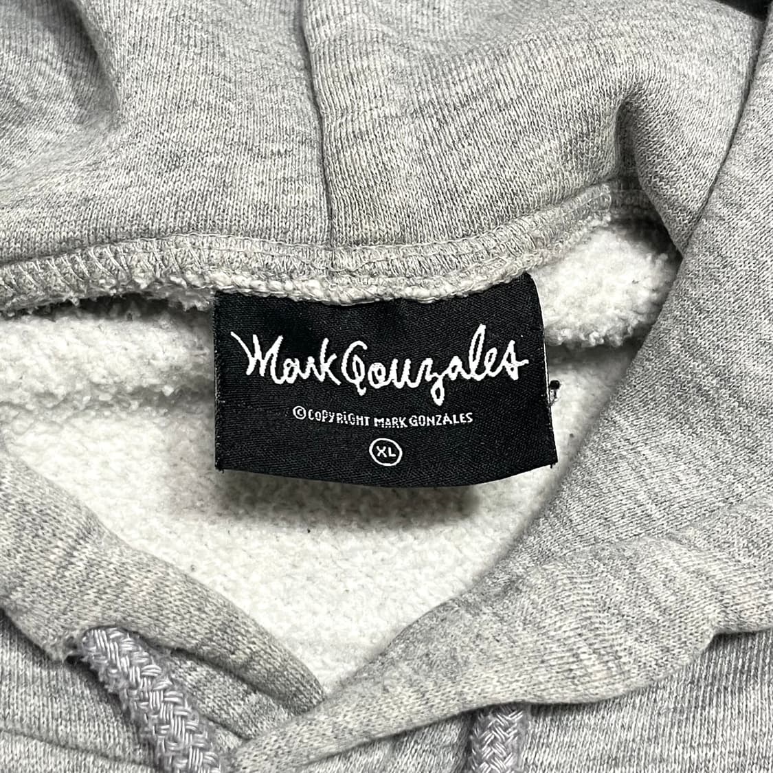 마크곤잘레스 스펠로고 그레이 기모 후드티셔츠 남성XL 상품이미지6