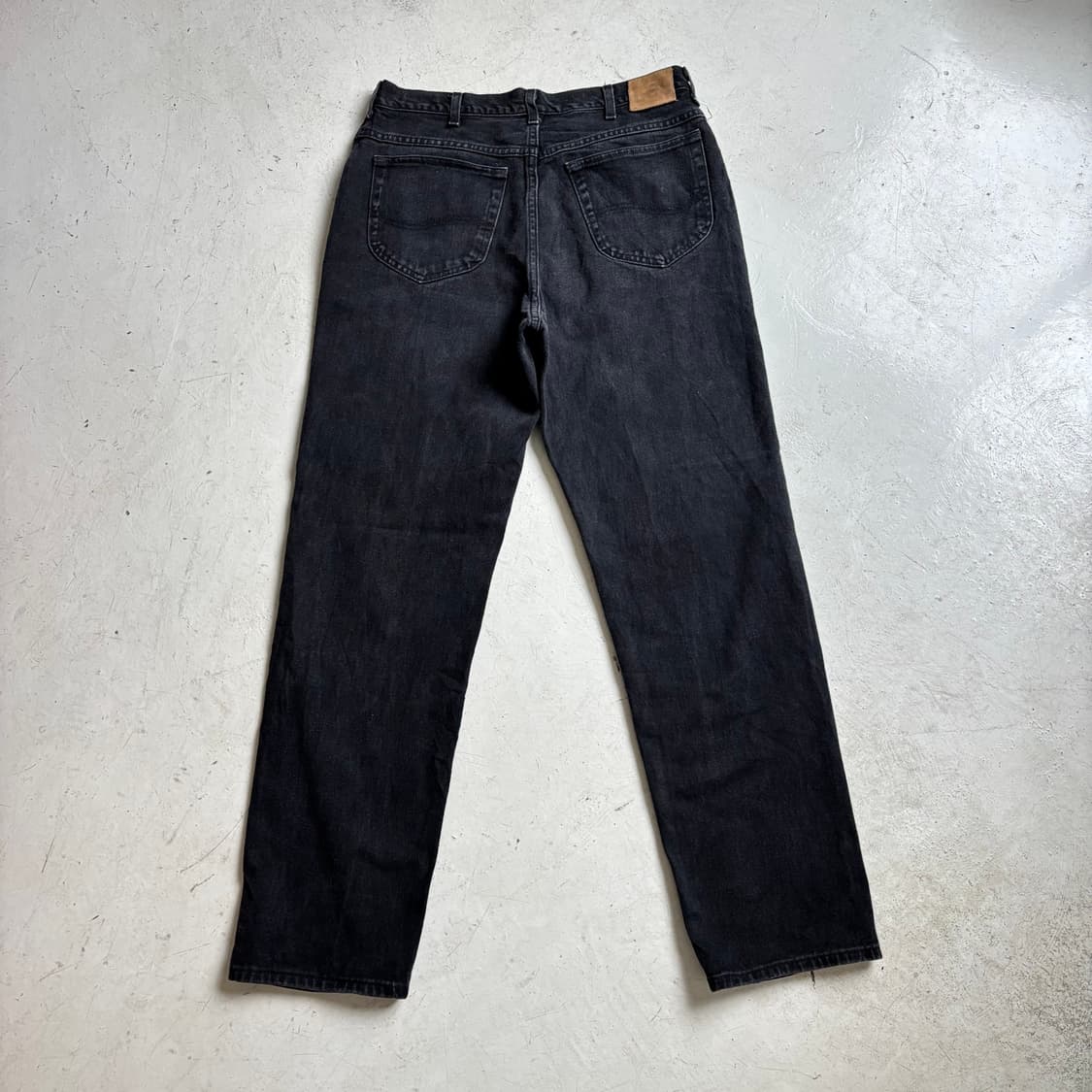 00s LEE 빈티지 흑청 데님팬츠 36x32 상품이미지7