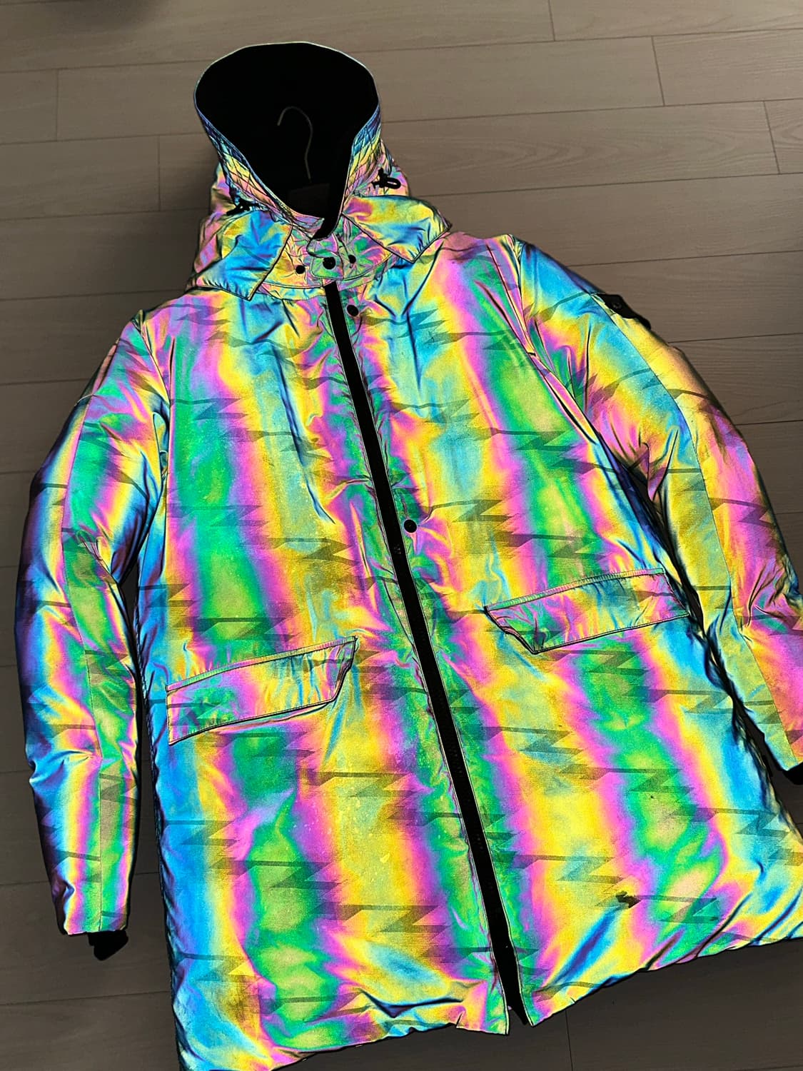 스톤아일랜드 쉐도우프로젝트 스카라베오 패딩 L(105) 상품이미지7