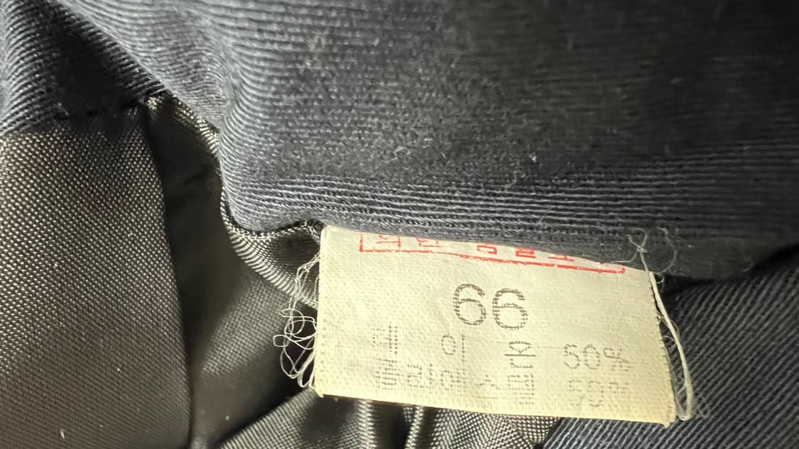 네이비 H라인 스커트 66사이즈 상품이미지3