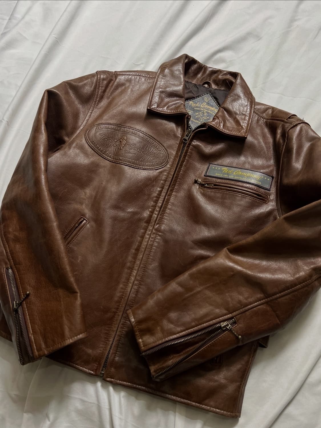 테드컴퍼니 라이더자켓 가죽자켓 상품이미지8