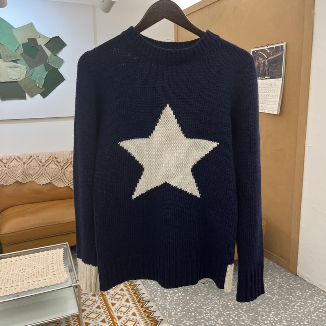 빔스 빈티지 올드스쿨 레트로 펑크 슈팅스타 니트 90 C10579 상품이미지3