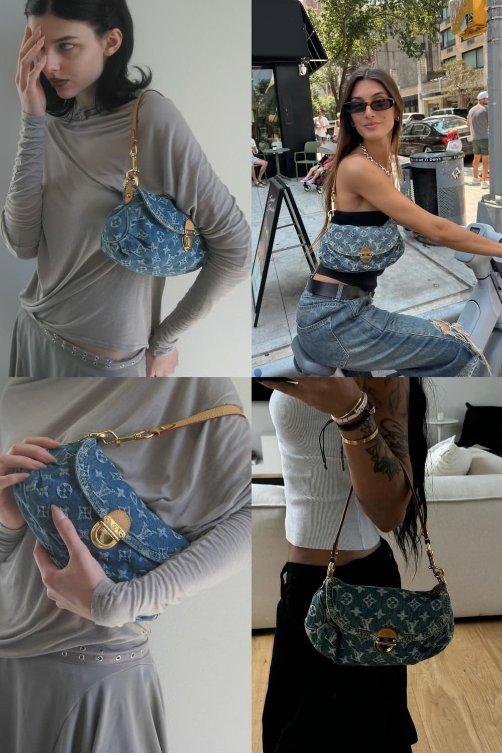 루이비통 데님 플리티백 상품이미지2