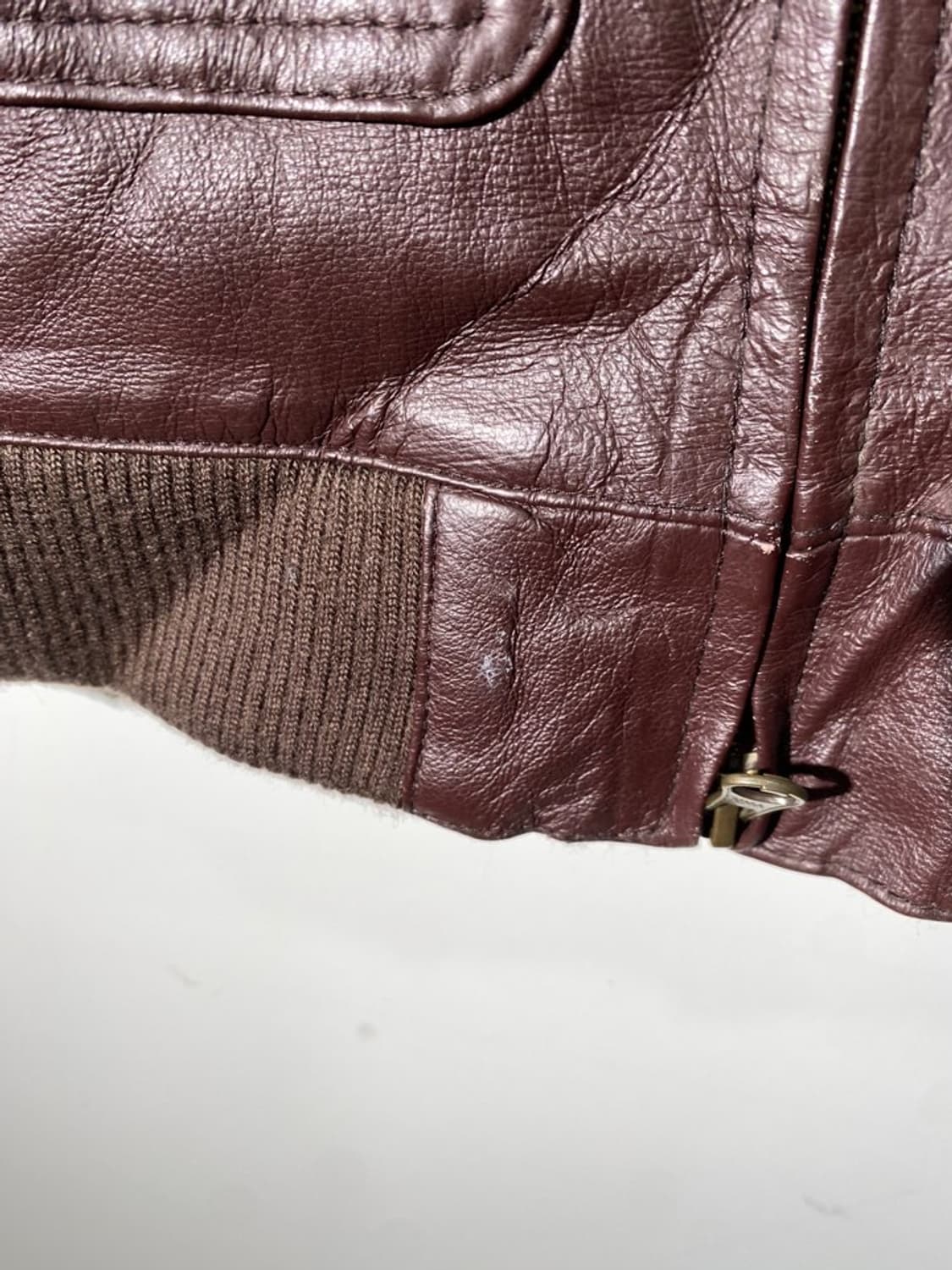 leno concave 리얼 레더 블루종 상품이미지5